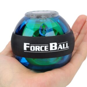 YANGHX Wrist Trainer Arm Exercise Force Ball with LED Lighting & Speed Meter