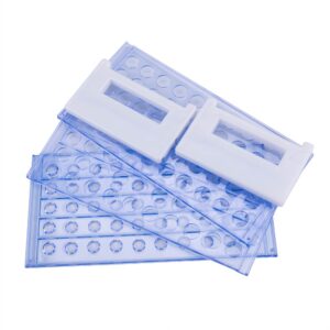 Bipee Scientific Detachable Test Tube Rack for Tubes of Dia.≤17mm, 50 Holes, PS Material (2pcs) (Tuberack-50x16)