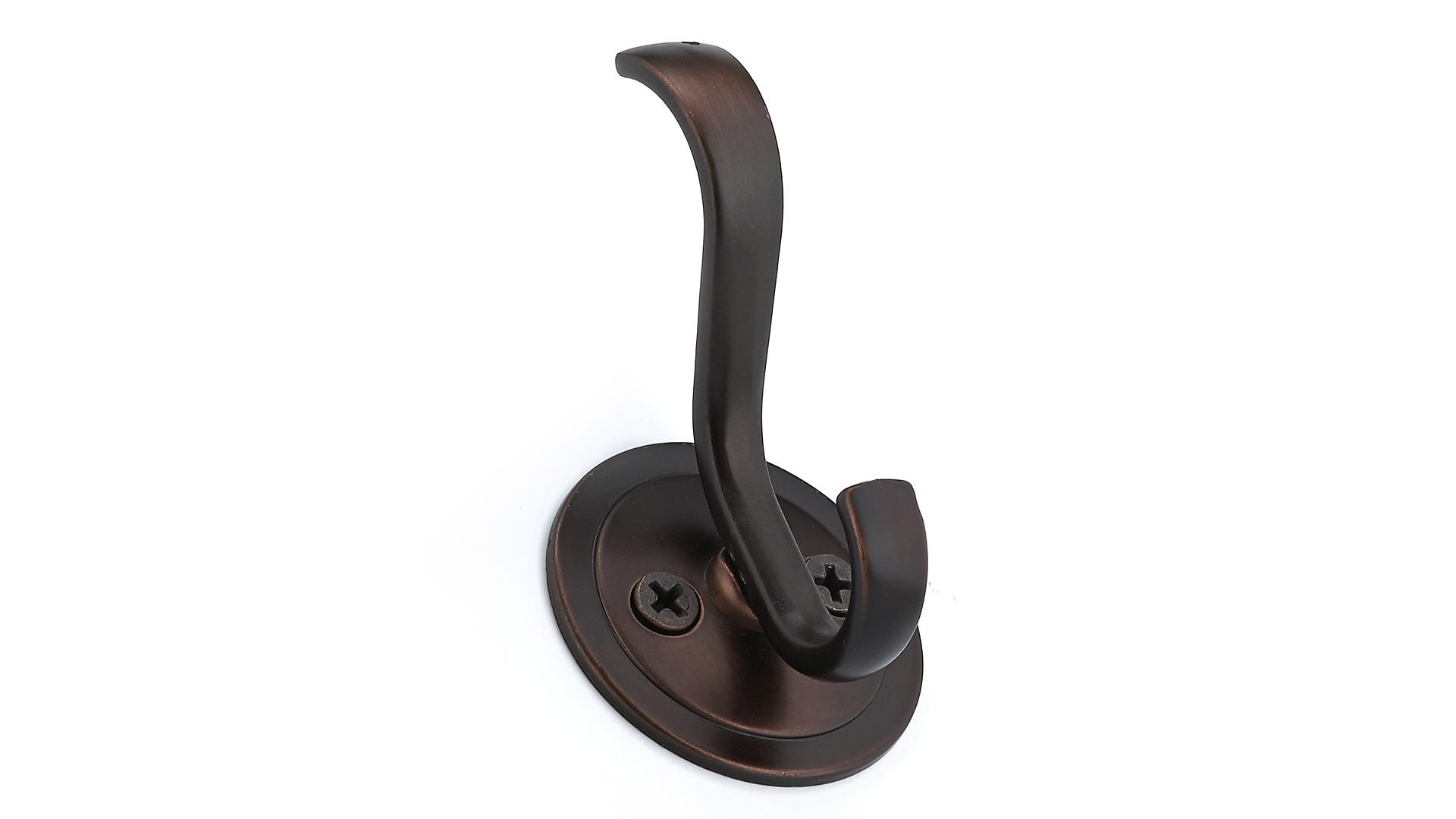 Richelieu Hardware BP84025BORB Classic Metal Hook, Brushed Oil-Rubbed Bronze