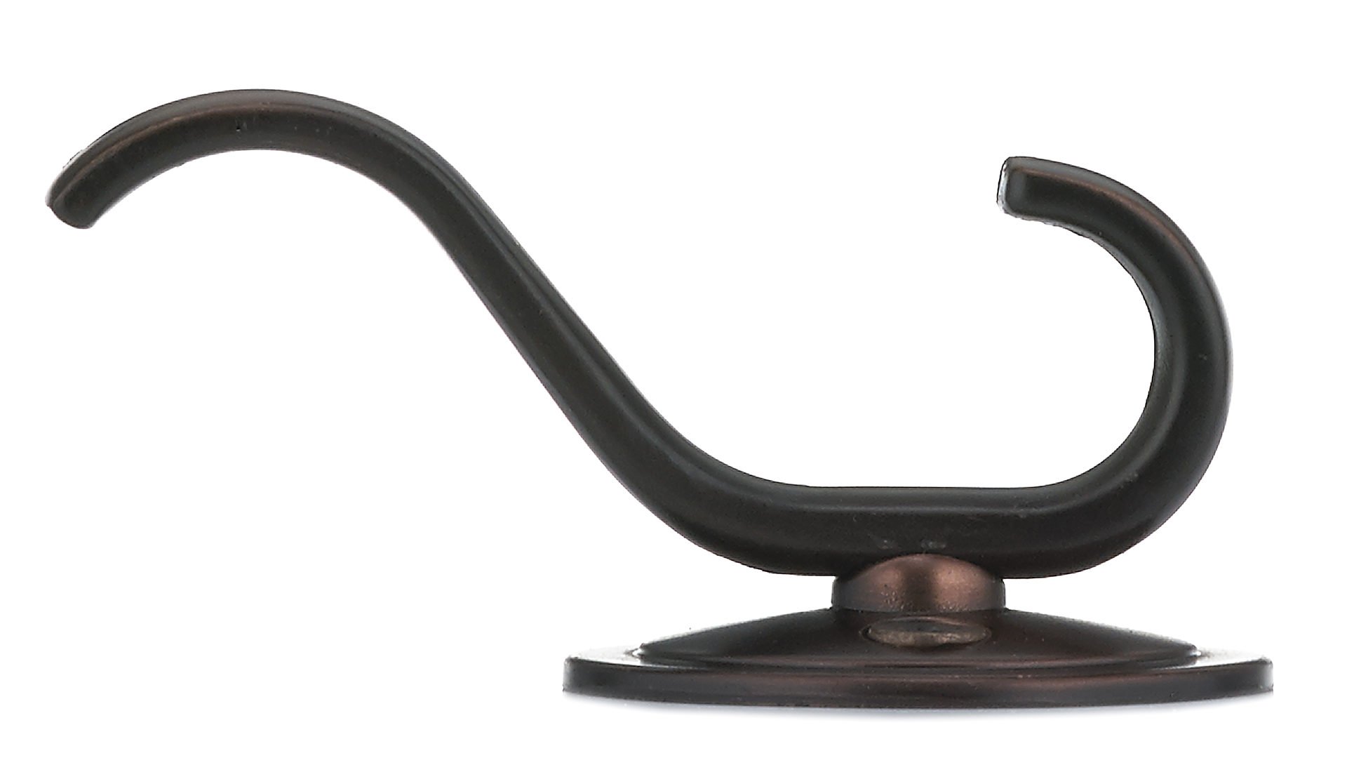 Richelieu Hardware BP84025BORB Classic Metal Hook, Brushed Oil-Rubbed Bronze