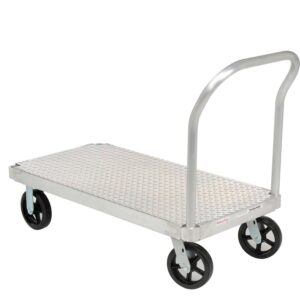 Platform Truck with Diamond Deck, Aluminum, 60 x 30, 2400 Lb. Cap.