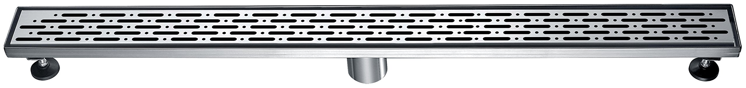 Dawn LRO360304 Contemporary Rio Orinoco River Series Linear Shower Drain, 36"