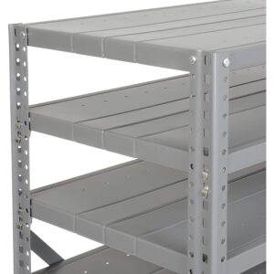 Global Industrial Open Bin Shelving Without Bins, 13 Shelves, 36x18x73