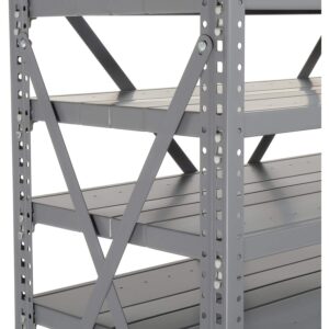 Global Industrial Open Bin Shelving Without Bins, 13 Shelves, 36x18x73