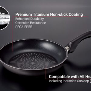 Happycall Titanium Nonstick Frying Pan, Grey, 13 Inch