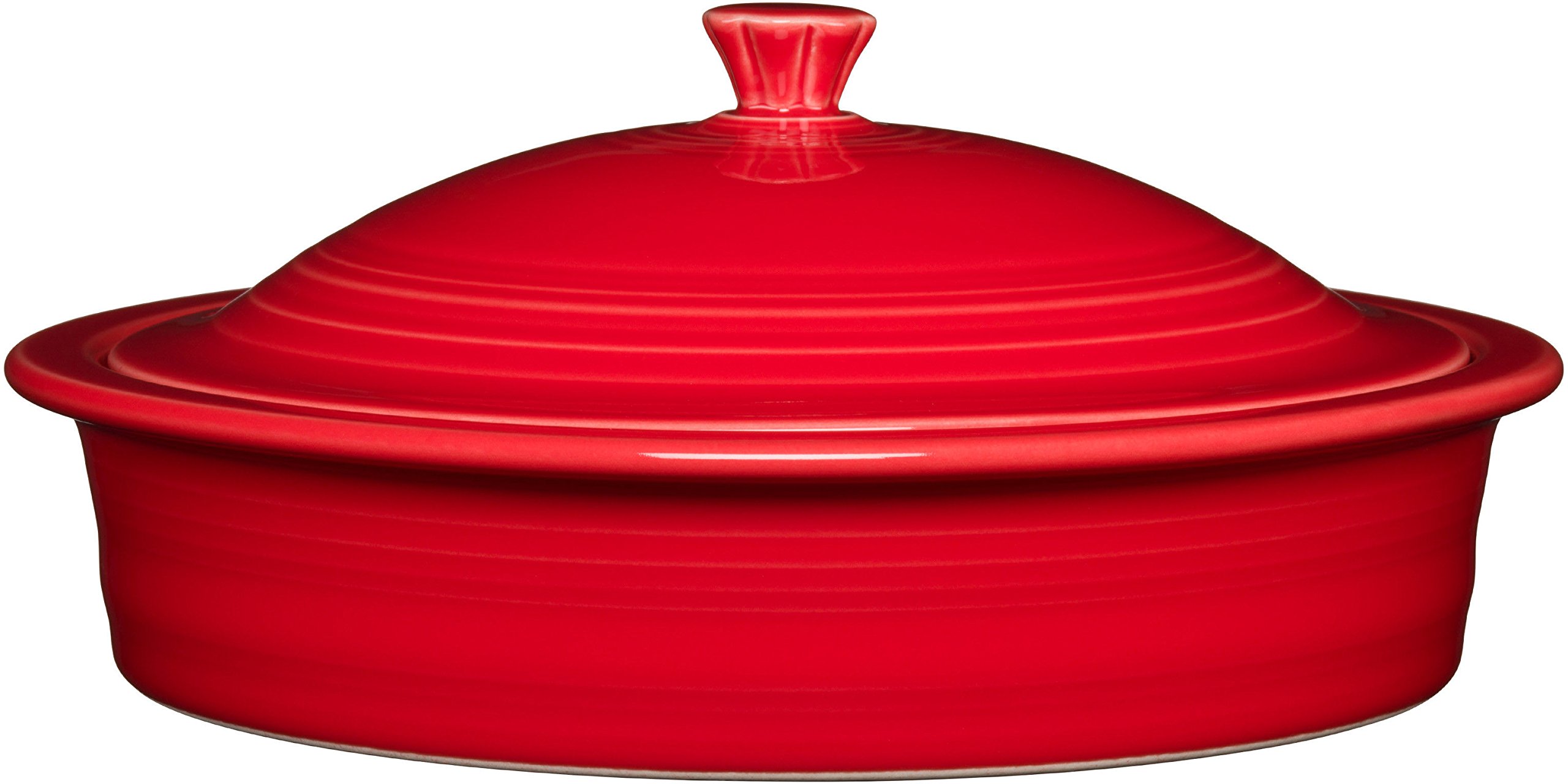 Homer Laughlin Tortilla Warmer, Scarlet