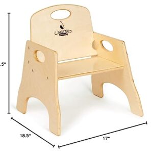 Jonti-Craft 6802JC Chairries Stackable Chair, 9" Height