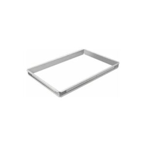 focus foodservice fspa1624 full sheet pan extender, aluminum, 26" x 18" x 2" extender size