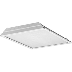 Lithonia Lighting 2GTL2 A12 120 LP840 2 ft. x 2 ft. GTL Prismatic Lens Lay-in 2000 lumens 4000K CCT, 1 Count (Pack of 1), Non-Dimmable