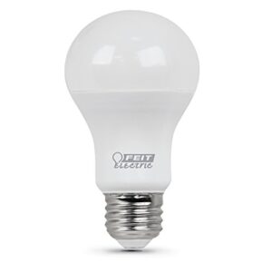 Feit Electric LED Light Bulbs, A19 60W Equivalent, Non Dimmable, 800 Lumens, A19 LED Light Bulbs, E26 Base, 4100k Cool White, A19 LED Bulbs, 10 Year Lifetime, 1 Pack, A800/841/10KLED