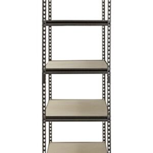 Muscle Rack UR482472PB5PAZ-SV Silver Vein Steel Storage Rack, 5 Adjustable Shelves, 4000 lb. Capacity, 72" Height x 48" Width x 24" Depth