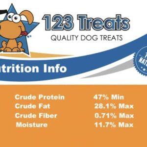 123 Treats Chicken Feet Dog Treats – 100% Natural Baked Chicken Feet for Dogs, Single Ingredient Chew Snacks, Support Joint & Dental Health | Excellent Source of Chondroitin (7 Ounces)