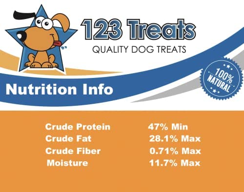 123 Treats Chicken Feet Dog Treats – 100% Natural Baked Chicken Feet for Dogs, Single Ingredient Chew Snacks, Support Joint & Dental Health | Excellent Source of Chondroitin (7 Ounces)