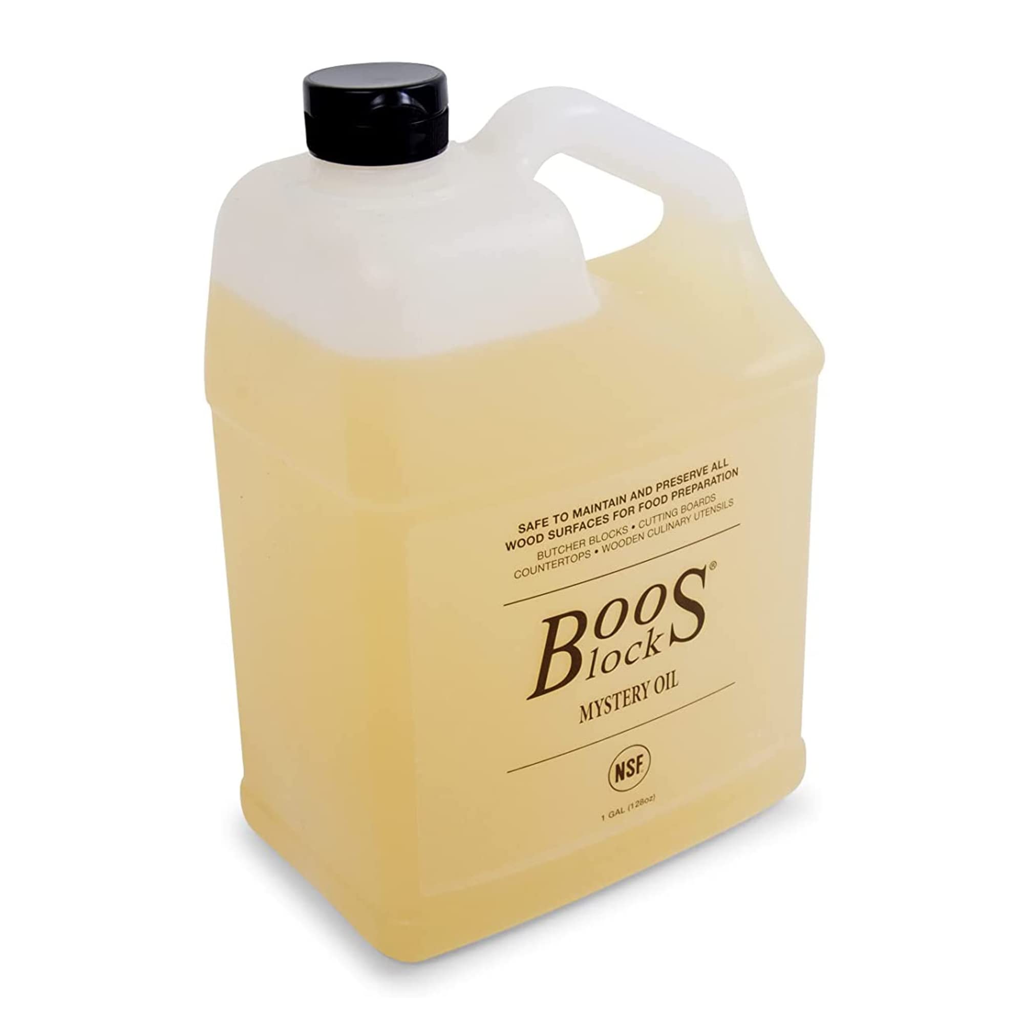 John Boos 128-Ounce Boos Block Mystery Oil Maintenance Care for Wood Cutting Board