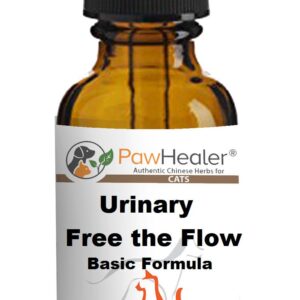 Bladder Stones/Crystals: Urinary Free The Flow: Basic Formula - Herbal Liquid Herbs for Cats & Small Dogs - 2 fl oz (59 ml) - Buy More Save More (1 Bottle)