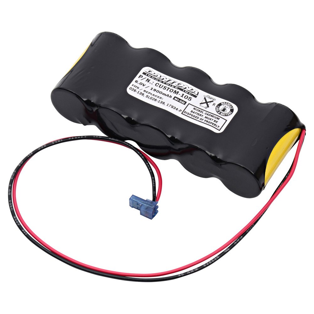 Replacement Emergency Light Battery For Baghelli 1251-026-139 and more