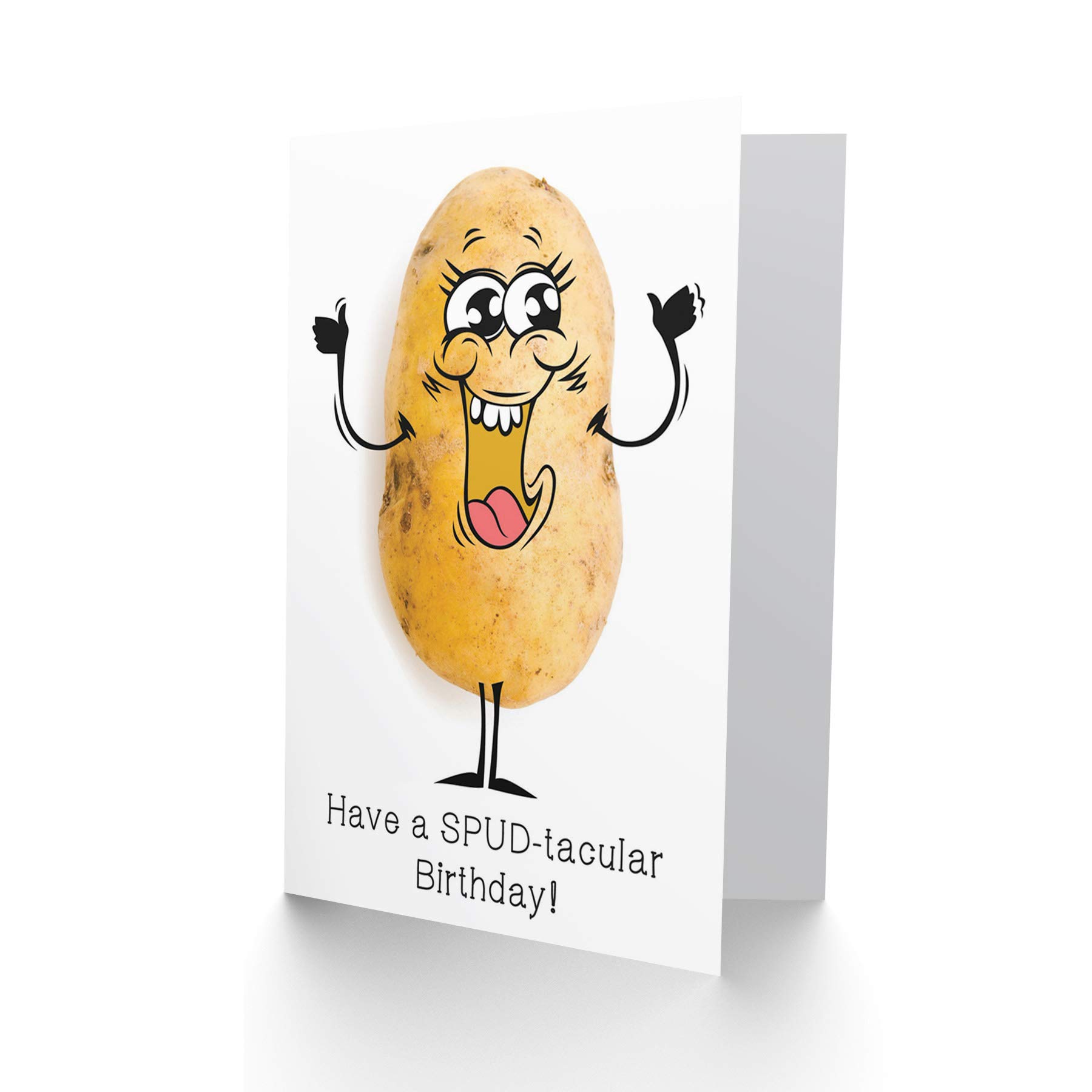 Wee Blue Coo NEW BIRTHDAY SPUD POTATO FUNNY HUMOUR ART GREETINGS GREETING CARD GIFT