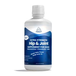 paramount pet health all natural concentrated glucosamine for large dogs - 5200mg glucosamine chondroitin for dogs - dog joint supplement & dog glucosamine - dog hip and joint supplement