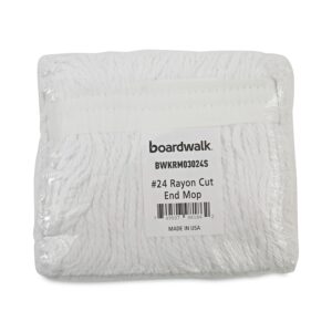 Boardwalk® Banded Rayon Cut-End Mop Heads BWK RM03024S