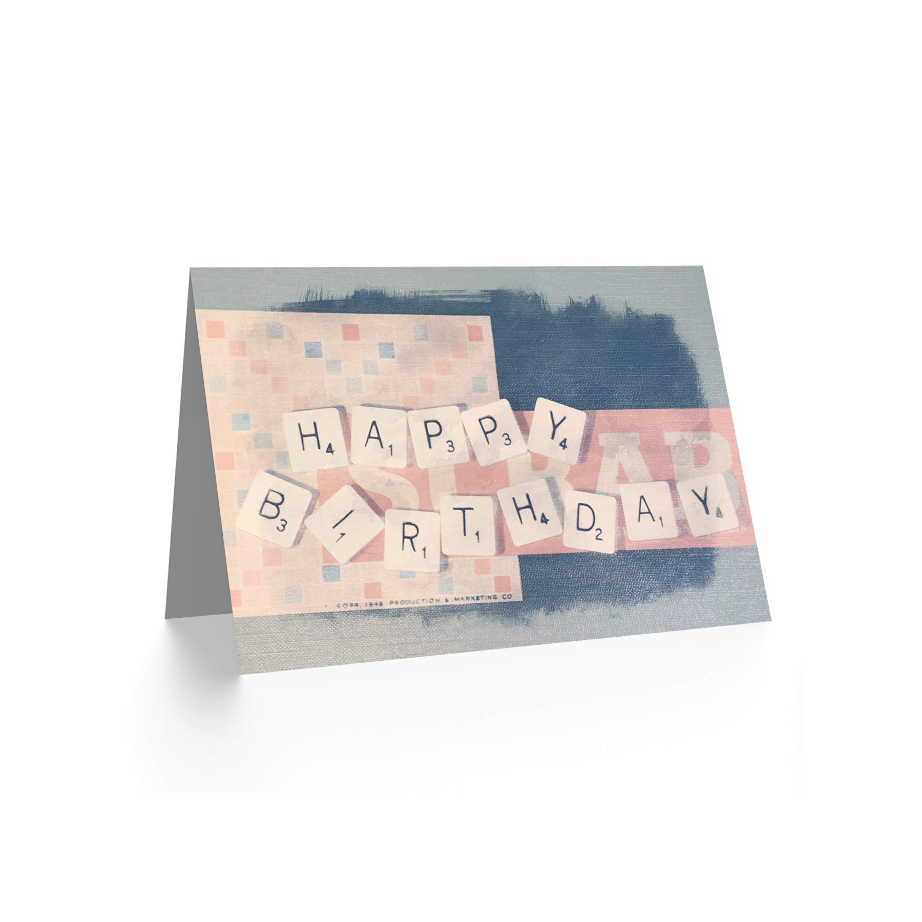 Wee Blue Coo NEW BIRTHDAY FUN SCRABBLE ART GREETINGS GREETING CARD GIFT