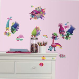 RoomMates DreamWorks Trolls Peel and Stick Wall Decals by RoomMates, RMK3400SCS