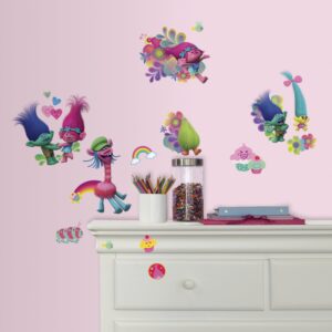 RoomMates DreamWorks Trolls Peel and Stick Wall Decals by RoomMates, RMK3400SCS