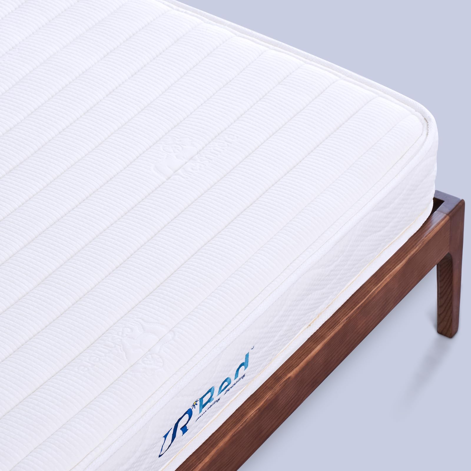 Sunrising Bedding 8” Natural Latex Full Mattress, Individually Encased Pocket Coil, Firm, Supportive, Naturally Cooling, Organic Mattress, 120-Night Free Trial, 20-Year Warranty