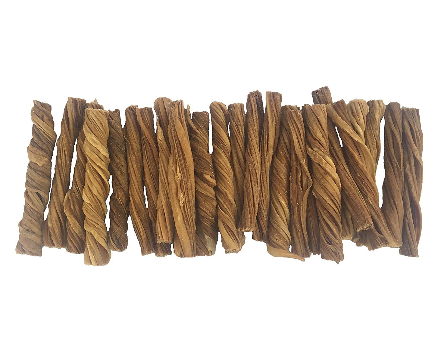 Beef Tripe Sticks for Dogs (6" - 25 Count) All Natural Dog Treats from Free Range, Grass Fed Beef Dog Chews Safe & Easily Digestible – Lasting Twist Sticks - Great for Puppies & Senior Dogs