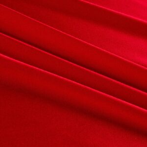 Nylon Lycra Spandex Athletic Stretch Knit Solid Red, Fabric by the Yard