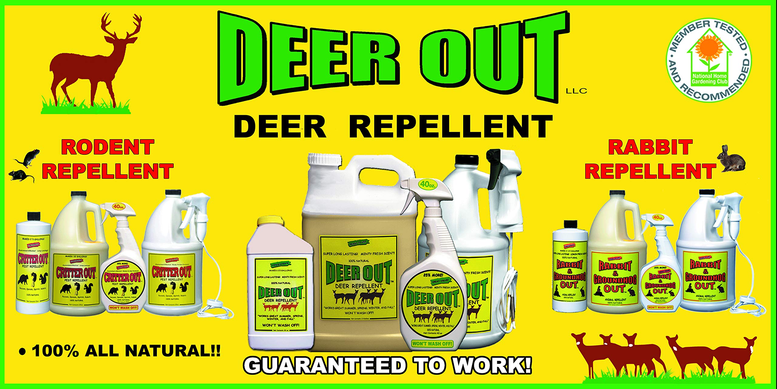 Deer Out 32oz Concentrate Deer Repellent (Pack of 2)