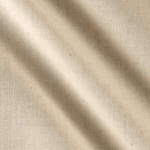 60" cotton muslin natural beige, fabric by the yard