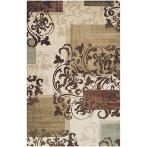 Superior Storyville Indoor Area Rug, 4' x 6', Multi-Color