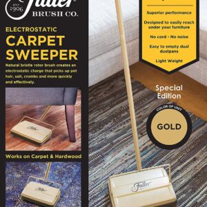 Fuller Brush Carpet Sweeper - Gold