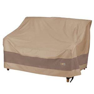 duck covers elegant waterproof 68 inch patio loveseat cover, patio furniture covers