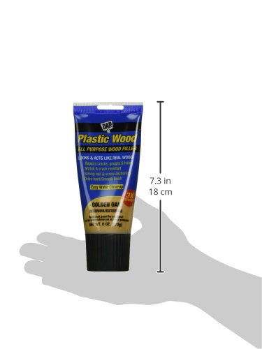 DAP 582 Plastic Wood Latex, 6 oz. Gold Oak, Golden Oak