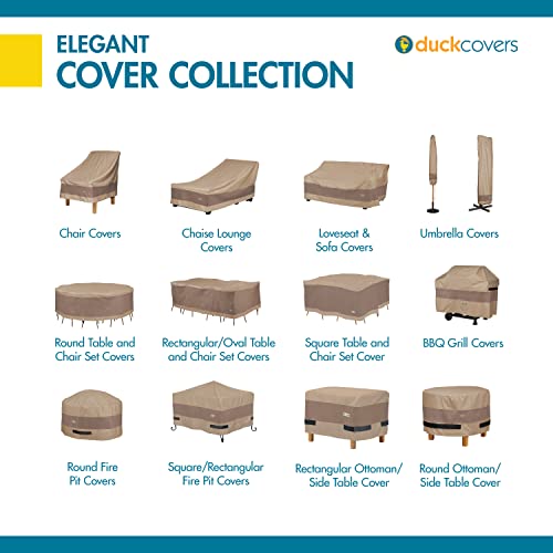 Duck Covers Elegant Waterproof 80 Inch Patio Chaise Lounge Cover, Chaise Lounge Covers Outdoor