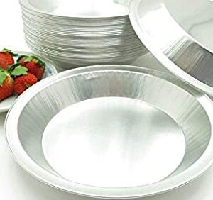 Handi-Foil 9" Smooth-Wall Aluminum Pie Pan Plate Tin -Heavy Duty (Pack of 25)