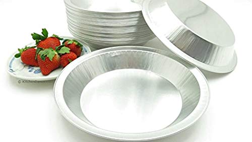 Handi-Foil 9" Smooth-Wall Aluminum Pie Pan Plate Tin -Heavy Duty (Pack of 25)