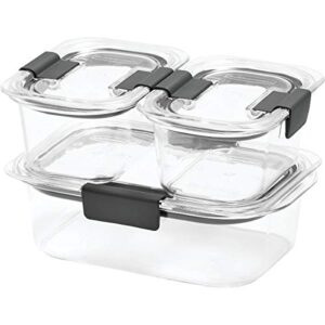 rubbermaid brilliance leak-proof food storage containers with airtight lids