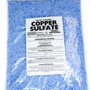 Copper Sulfate Small Crystals 10lb Bag