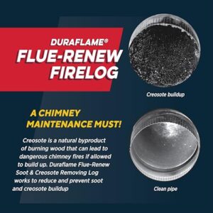 Duraflame 2903 Flue Renew Firelog, 3 LB, Multicolor/Brown