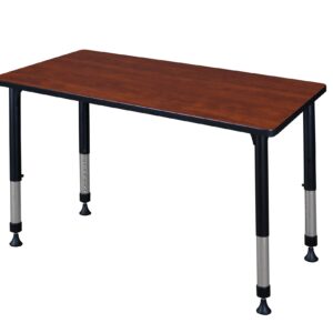 Regency Kee 42" x 30" Height Adjustable Classroom Table, Cherry