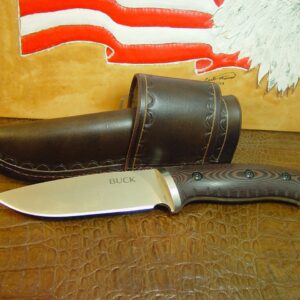 Leather Knife Sheath/Leather Knife Case/Leather Knife Holster Made To Fit A Buck Selkirk 863 Knife