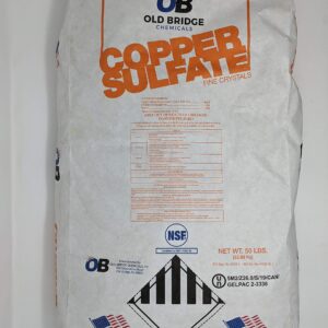 Camide Copper Sulfate Fine Crystals 50lb Bag - EPA 99% Pure