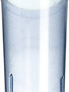 CFS Stackable Plastic Tumbler Cup for Restaurants and Cafeterias, 20 Ounce, Blue