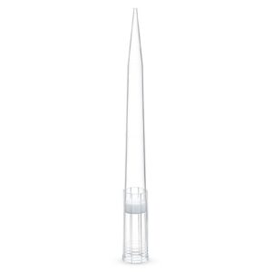 globe scientific 150835 polypropylene low retention filter tip, natural, sterile, rack, 1 ml-1000 ml graduation, 84 mm length (pack of 576),1196u33pk