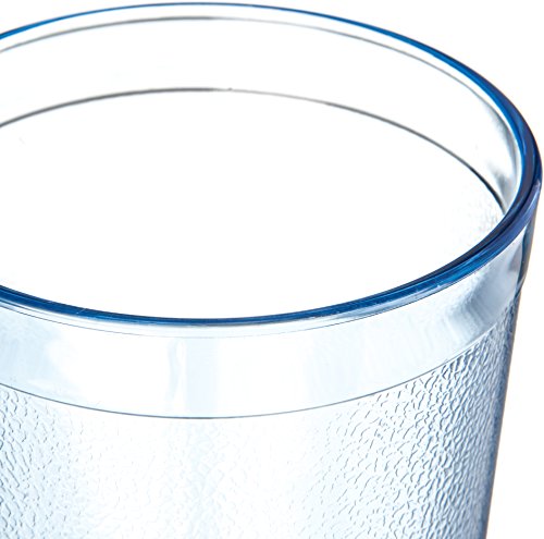 CFS Stackable Plastic Tumbler Cup for Restaurants and Cafeterias, 20 Ounce, Blue