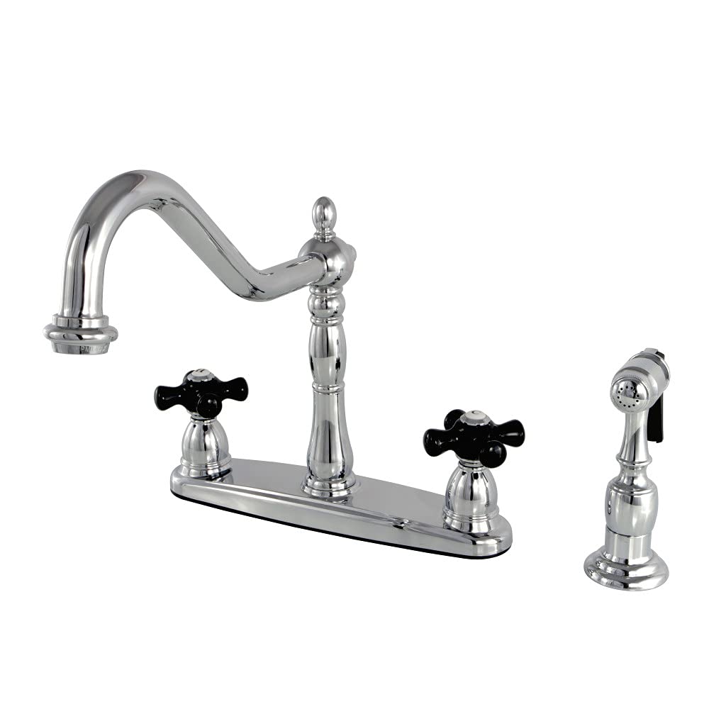 Kingston Brass KB1751PKXBS Duchess Centerset Kitchen Faucet, 8-5/8", Polished Chrome