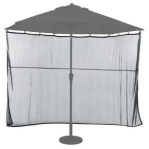 classic accessories water-resistant 68 inch universal patio umbrella shade screen, patio furniture covers