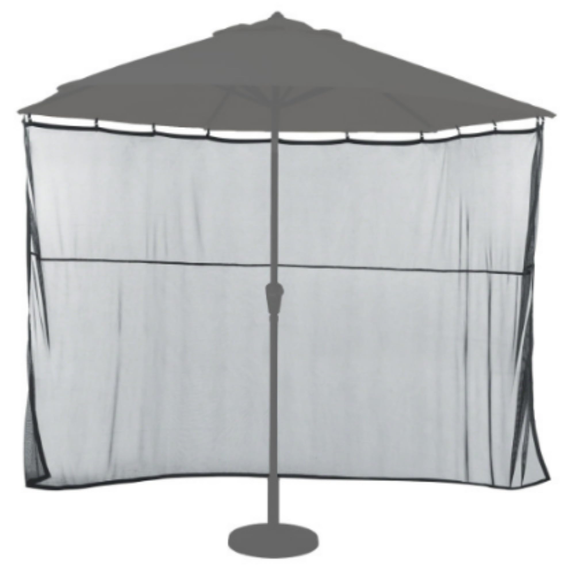 Classic Accessories Water-Resistant 68 Inch Universal Patio Umbrella Shade Screen, Patio Furniture Covers